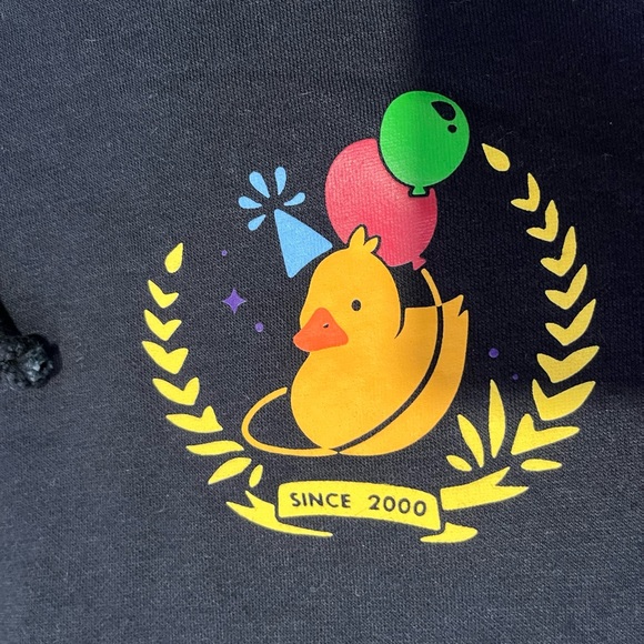 XXXL ORGINAL Quackity Est. 2000 Planet Duck Hoodie - Picture 4 of 4